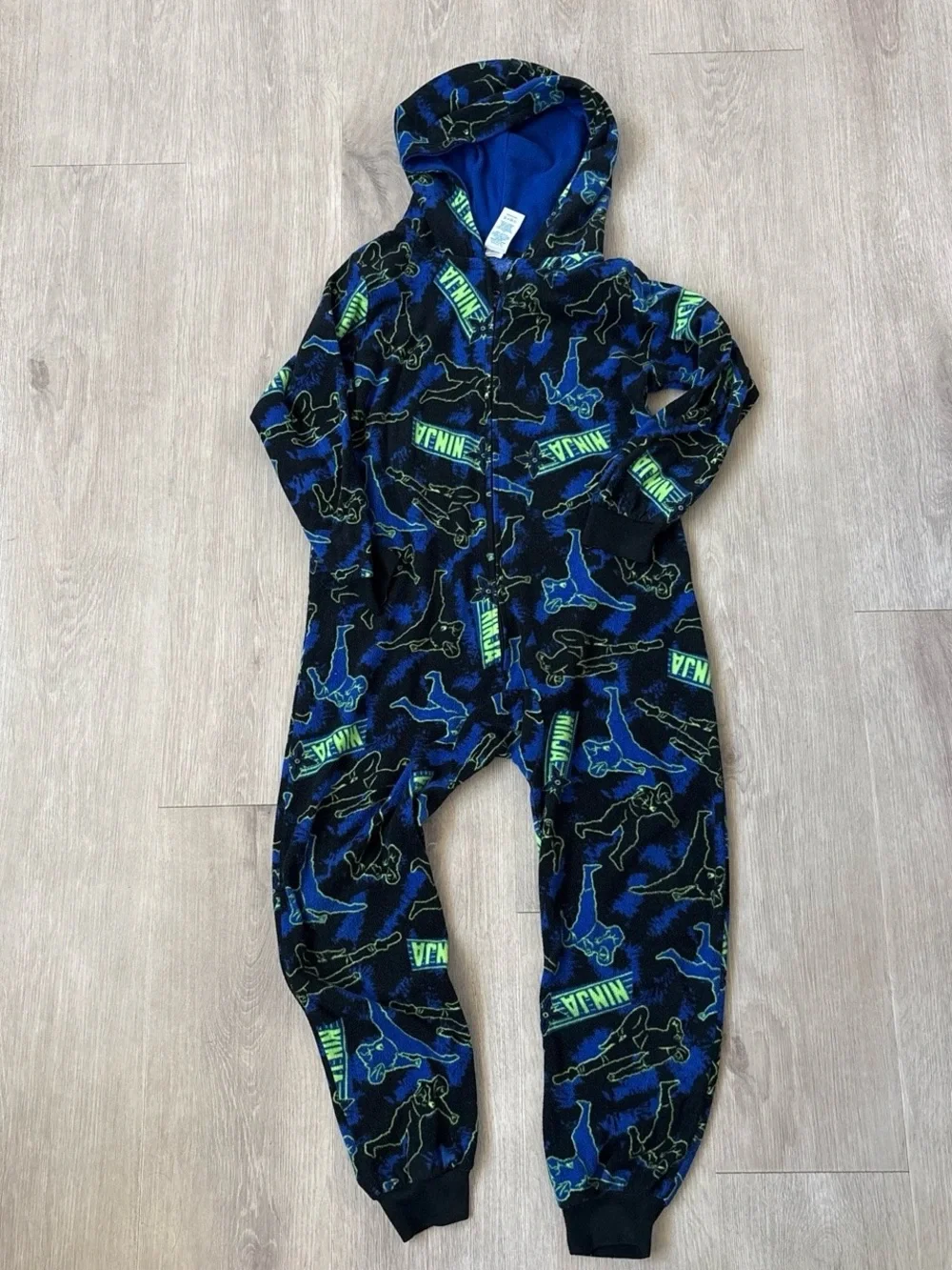 The children’s place ninja one piece pajamas